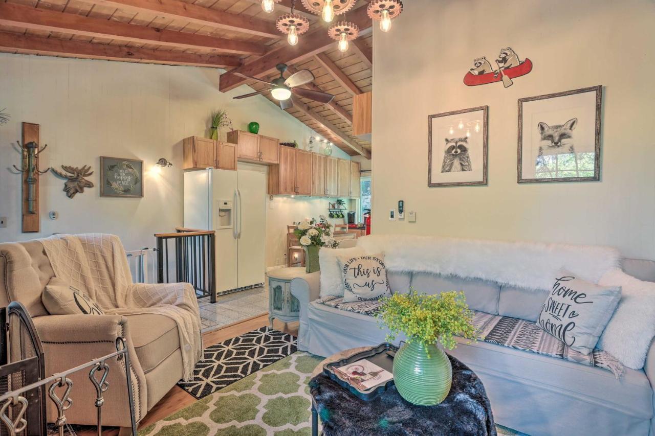 Boho Crestline Cabin, 1 Mile To Lake Gregory! Extérieur photo