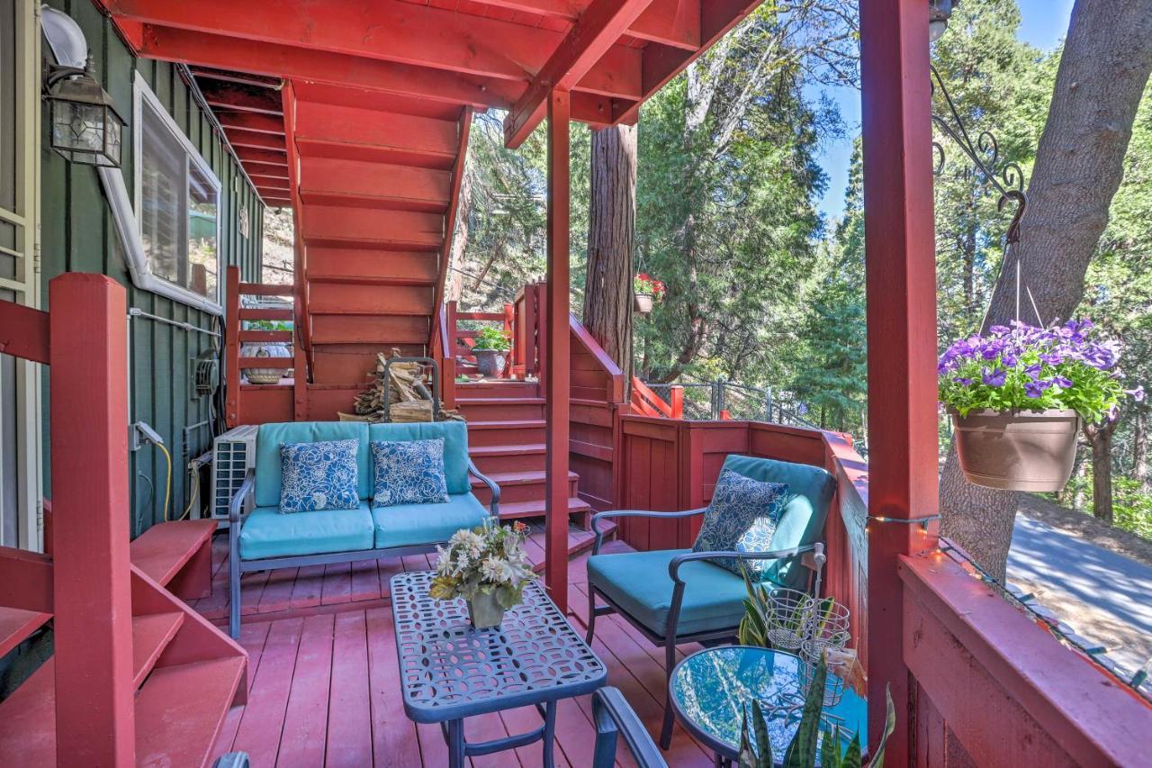 Boho Crestline Cabin, 1 Mile To Lake Gregory! Extérieur photo